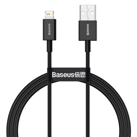 Кабель USB BASEUS Superior Series Fast Charging, USB - Lightning, 2.4А, 2 м, черный - 1