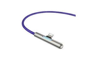 Кабель USB BASEUS Iridescent Lamp, USB - Lightning, 2.4А, 1 м, фиолетовый, игровой - 2