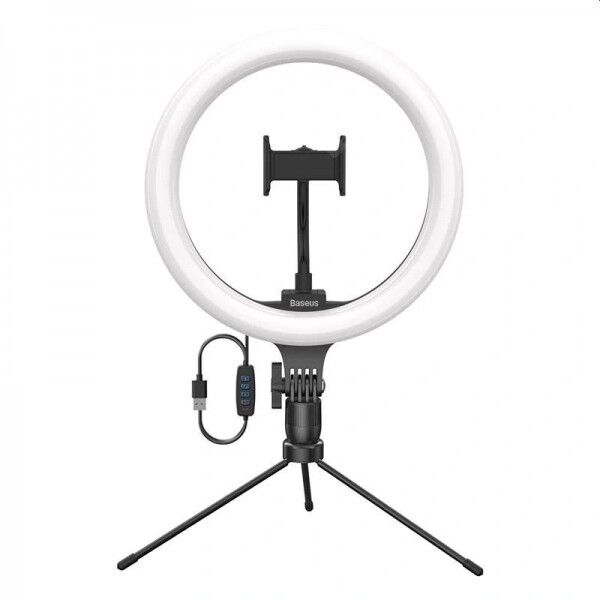 Кольцо-лампа для селфи BASEUS Live Stream Holder-table Stand, 2A, черный - 1