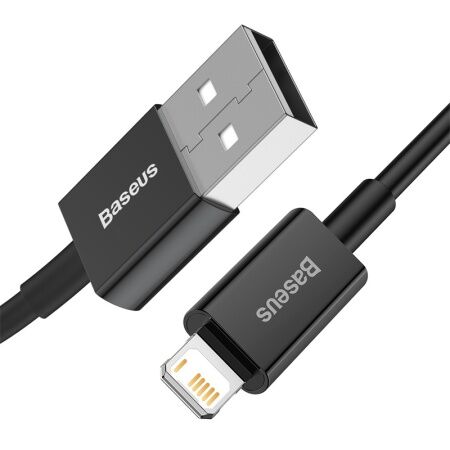 Кабель USB BASEUS Superior Series Fast Charging, USB - Lightning, 2.4А, 2 м, черный - 5