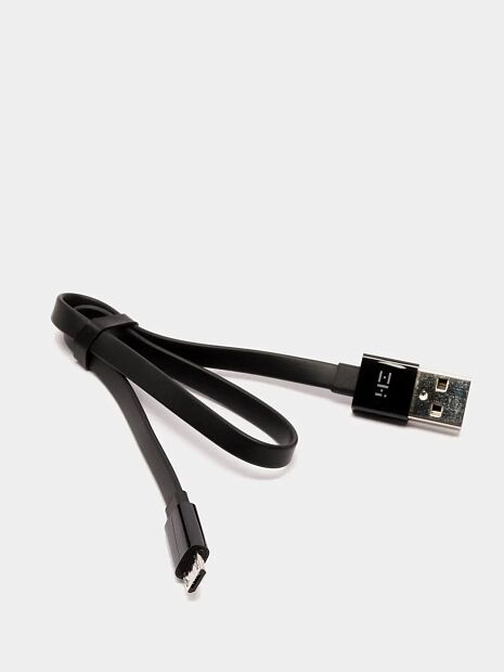 Кабель ZMI USB/Micro USB 30 см 2.1A  AL610 (Black) - 5
