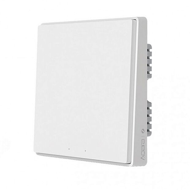 Умный выключатель Aqara Smart Light Switch ZigBee одинарный без нулевой линии QBKG21LM - 1
