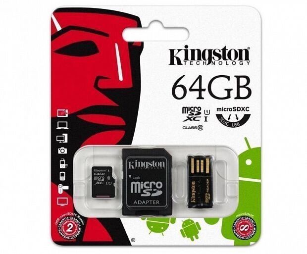 Kingston microSD 64GB Class 10 