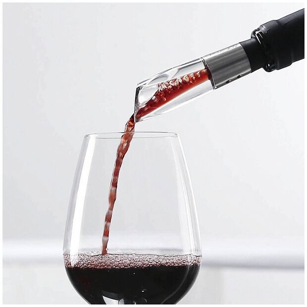 Аэратор для вина Circle Joy Wine Aerator and Pourer CJ-DXJQ01 RU (Black) - 3