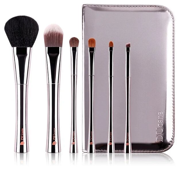 Набор кистей для макияжа DUcare Exquisite High-end Makeup Brushes (6шт) (U602-B-XM) - 1