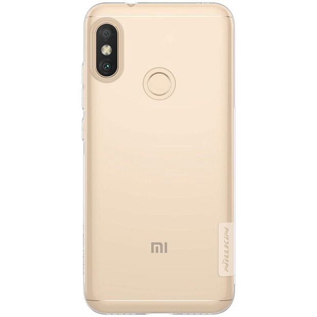 Чехол для Xiaomi Mi A2 Lite/Redmi 6 Pro Nillkin Nature TPU Case (White/Белый) - 3