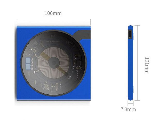 Беспроводное зарядное устройство VH Wireless Charger Discovery Edition (Blue/Синий) - 3