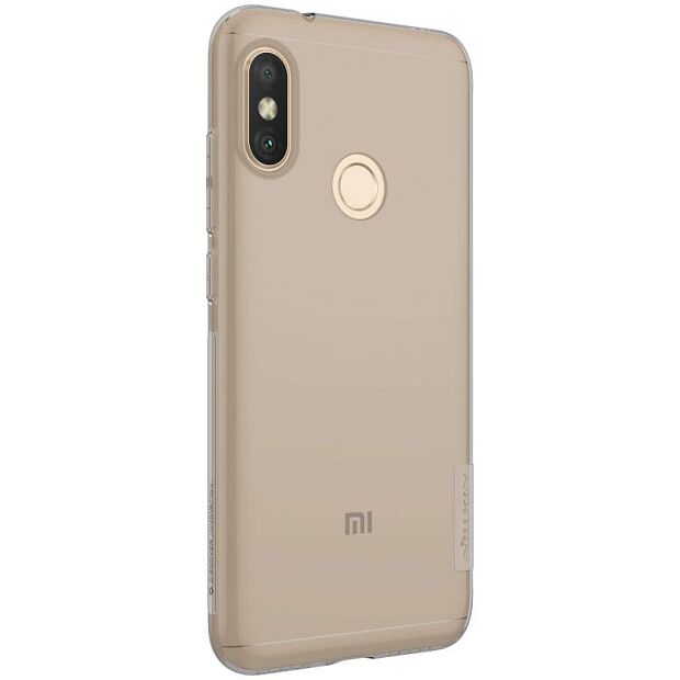 Чехол для Xiaomi Mi A2 Lite/Redmi 6 Pro Nillkin Nature TPU Case (Grey/Серый) - 6