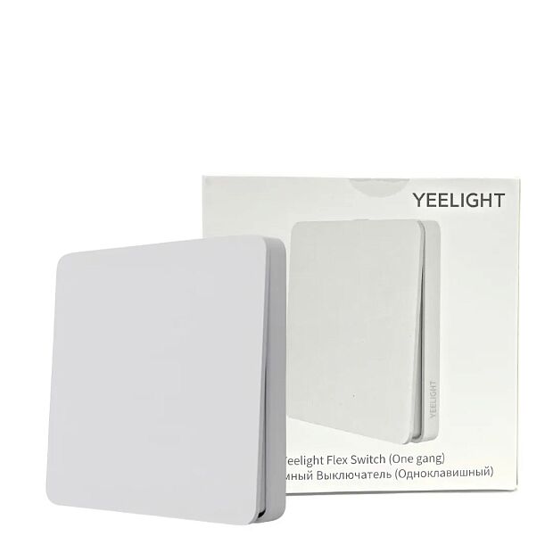 Настенный выключатель Yeelight Smart Switch Light одинарный YLKG12YL (White) - 2