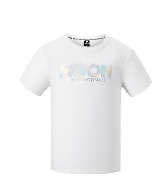 Футболка ULEEMARK Mens Knitted Symphony Print Short Sleeve T-Shirt (White/Белый) 