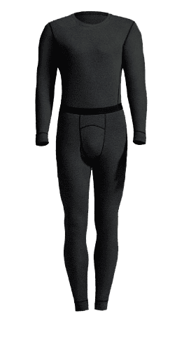 Мужская пижама Crab Secret Men's Thick And No Trace Warm Suit (Black/Черный) 