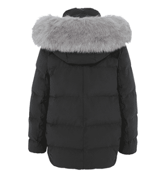 Куртка GoldFarm Classic Fur Collar Hooded Down Jacket (Black/Черный) - 2
