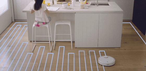 Принцип очистки поверхности роботом-пылесосом Xiaomi Mi Vacuum Cleaner Алгоритм работы робота-пылесоса Xiaomi Mi Vacuum Cleaner во время уборки