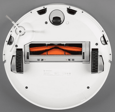 Нижняя часть робота-пылесоса Xiaomi Mi Vacuum Cleaner Внешний вид нижней части робота-пылесоса Xiaomi Mi Vacuum Cleaner