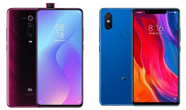 Сравнение дисплеев телефонов Xiaomi Mi 9T и Mi 8 Сравнение экранов смартфонов Ми 9Т и Ми 8