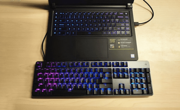 Вариант подсветки клавиатуры Mi Game Keyboard