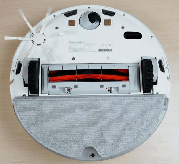Установленная салфетка робота-пылесоса Xiaomi Mijia 2C Sweeping Vacuum Cleaner для влажной уборки