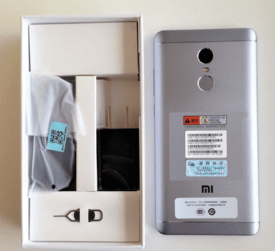 Содержимое упаковки Xiaomi Redmi Note 4X Pro