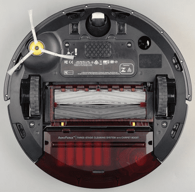 Нижняя часть робота-пылесоса iRobot iRoomba 980 Внешний вид нижней части робота-пылесоса iRobot iRoomba 980