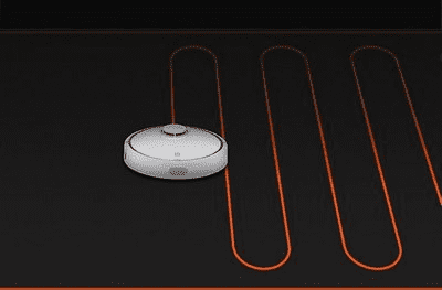 Движение робота-пылесоса Xiaomi Mi Robot Vacuum Cleaner Траектория движения робота-пылесоса Xiaomi Mi Robot Vacuum Cleaner