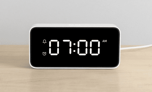 Внешний вид умного настольного будильника Xiaomi Smart Alarm Clock