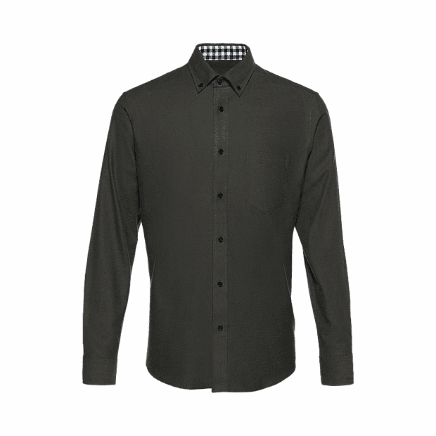 Рубашка с длинным рукавом Matchu Code Still Custom Flannel Casual Shirt (Dark Green) 