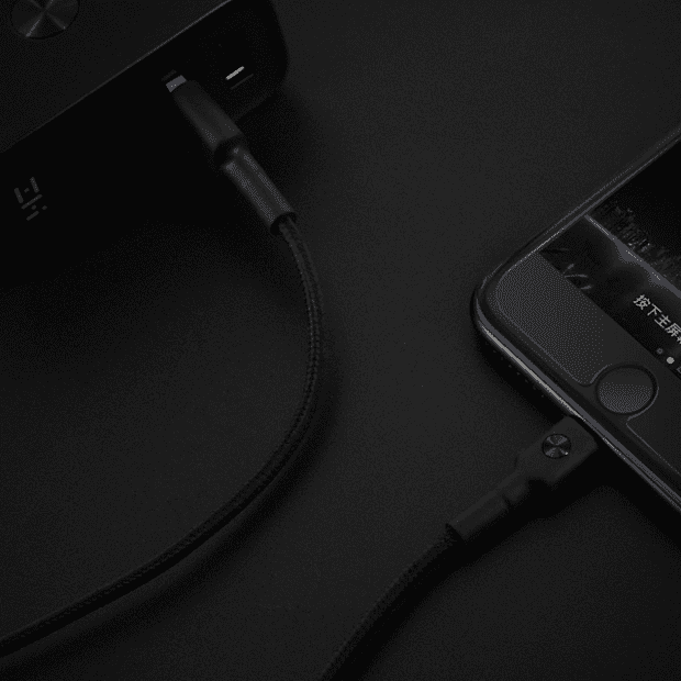 Кабель ZMI USB/Lightning MFi 100 см AL803 (Black) - 3