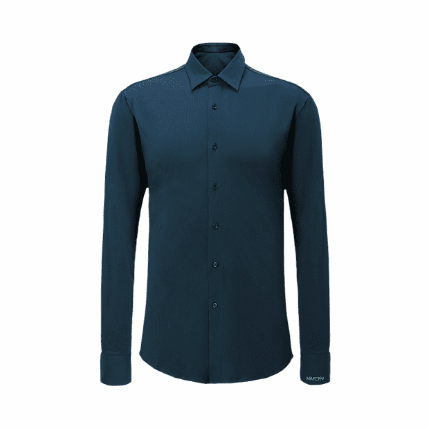 Xiaomi Matchu Code Custom High Elastic Modal Cotton Knit Shirt (Turquoise) - 1