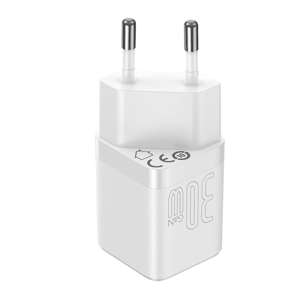Зарядное устройство BASEUS GaN3 USB-C, 3A, 30W, белый (CCGN010102) - 4