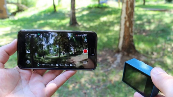 Управление Seabird 4K через смартфон Синхронизация Mijia Seabird 4K Motion Camera со смартфоном