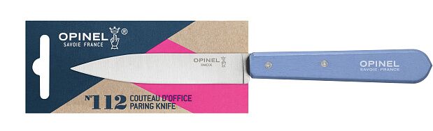Нож столовый Opinel 112, деревянная рукоять, блистер, нержавеющая сталь, голубой 001917 - 2